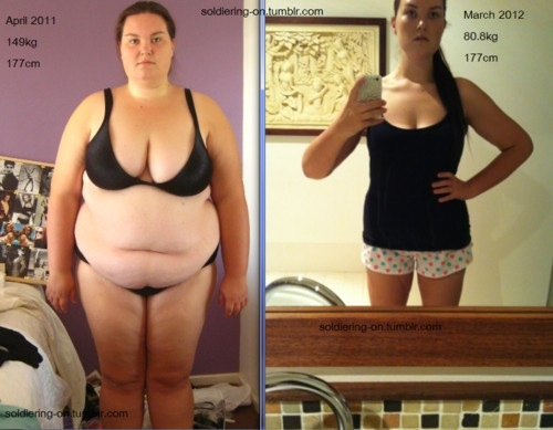 8 Week Weight Loss Transformation Tumblr