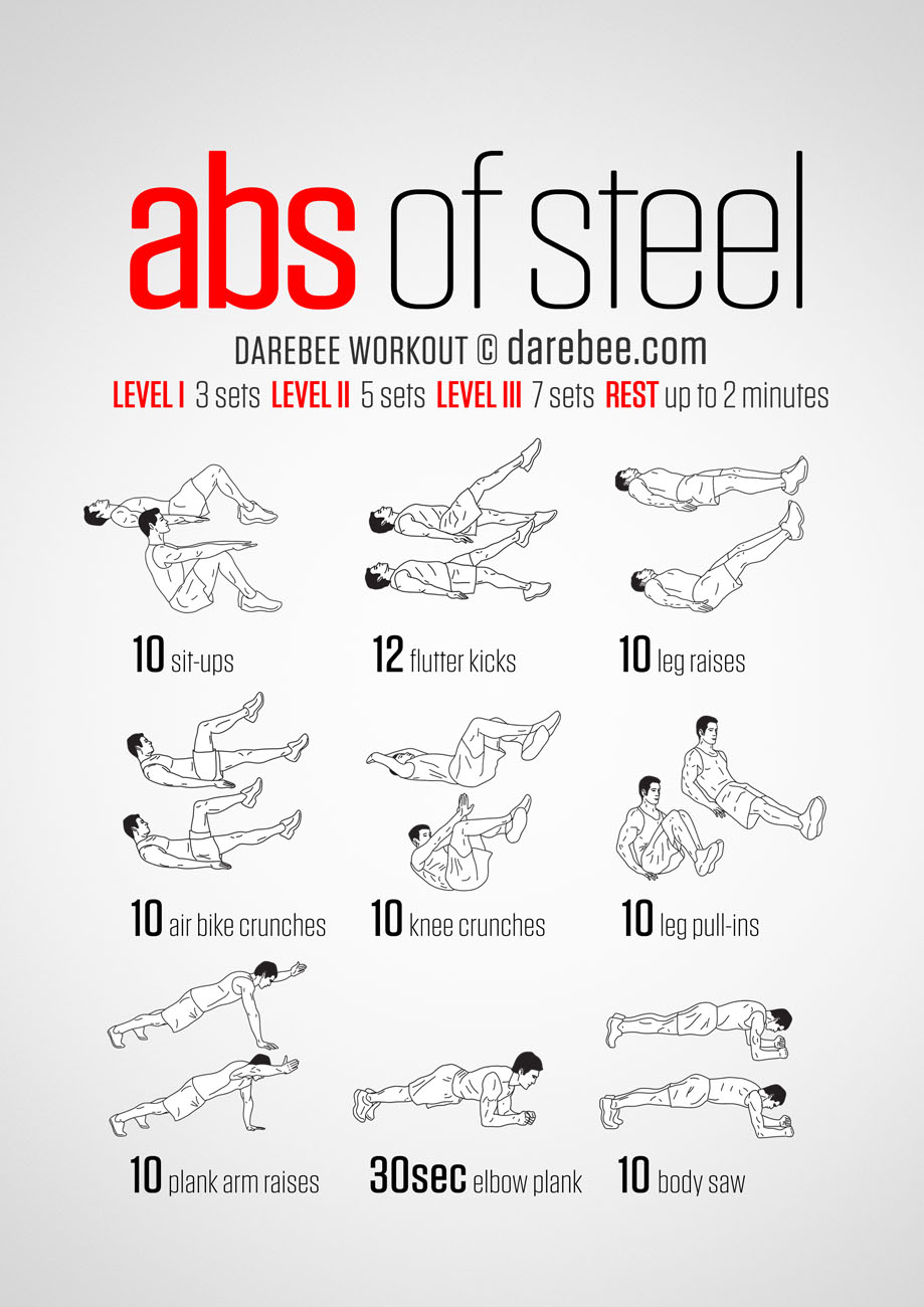 20 Stomach Fat Burning Ab Workouts From NeilaRey.com!