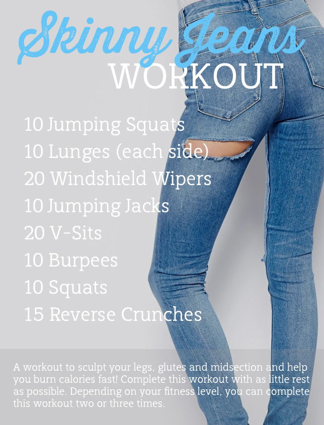 30 Minute The Skinny Jeans Workout for Gym