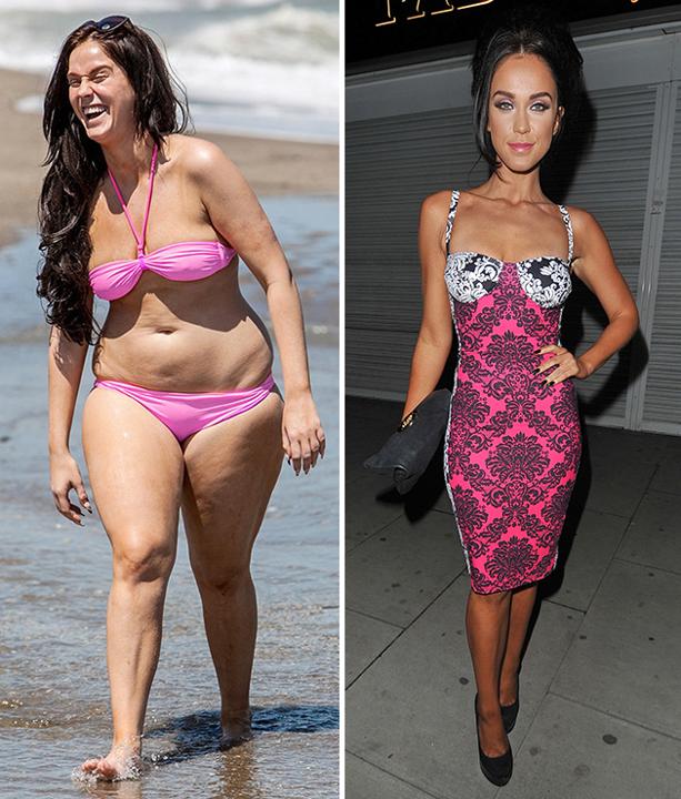 celebrities before and after weight loss