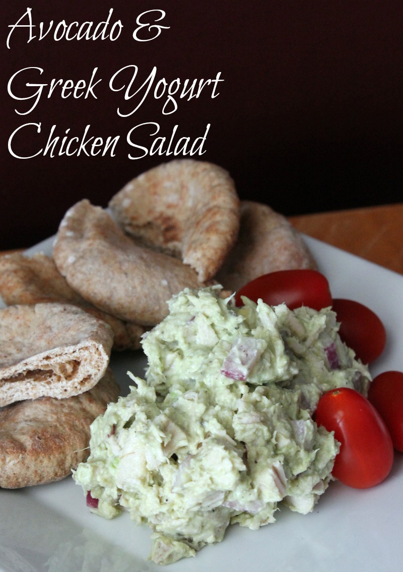 18. Avocado and Greek Yogurt Chicken Salad Wrap