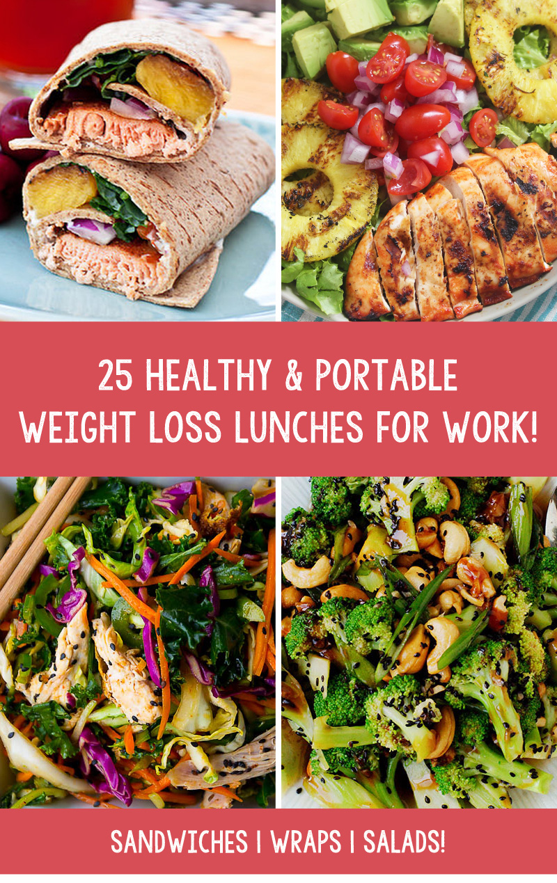 25 Healthy & Portable Weight Loss Lunches For Work! TrimmedandToned