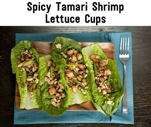7. Spicy Tamari Shrimp Lettuce Cups