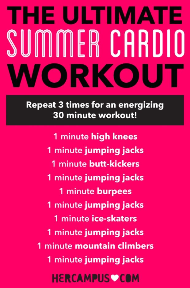 30 Minute Cardio Workout Gym Plan for Beginner