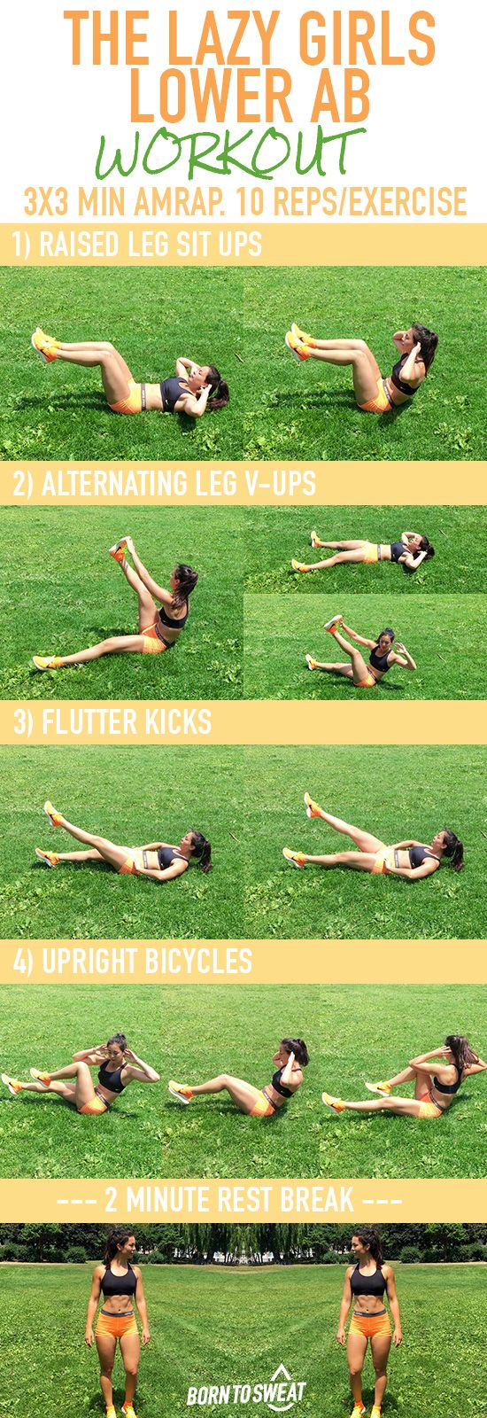  3 minute standing ab workout for Beginner