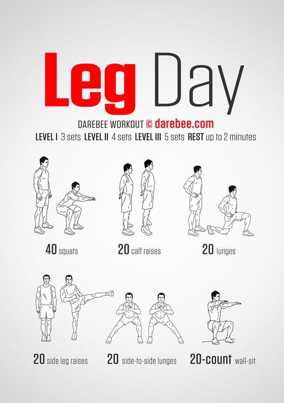 5 Day Complete Leg Workout At Home Reddit for Beginner