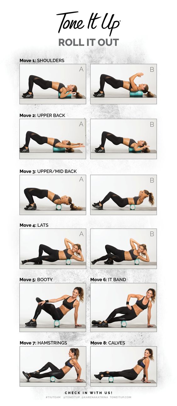 Foam Roller Moves For Weight Loss and Cellulite Reduction