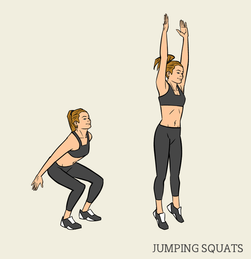 Jumping Squats.