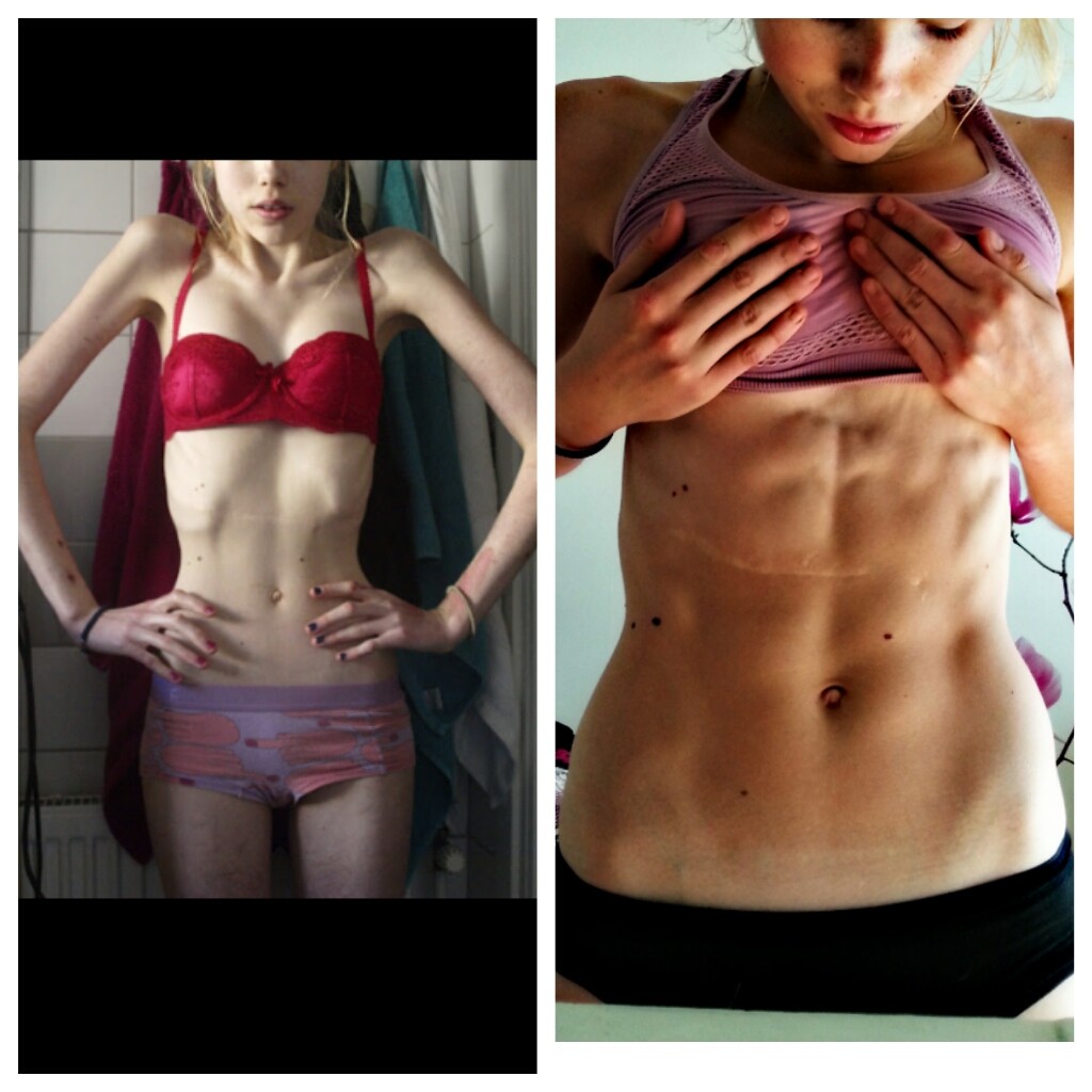 50 Incredible Thin To Muscular/Skinny To Fit Female Muscle Gain Transformat...