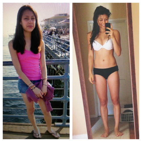 50 Incredible Skinny To Fit Female Muscle Gain Transformations TrimmedandToned
