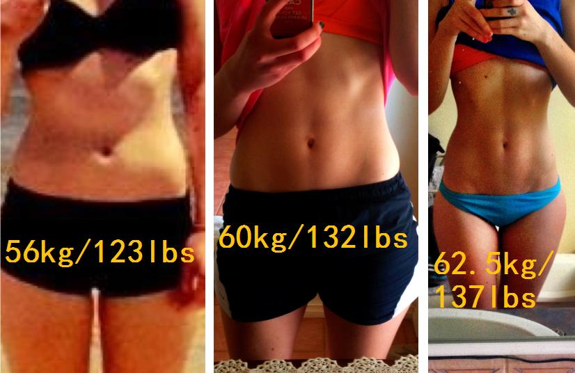 50 Incredible Skinny To Fit Female Muscle Gain Transformations