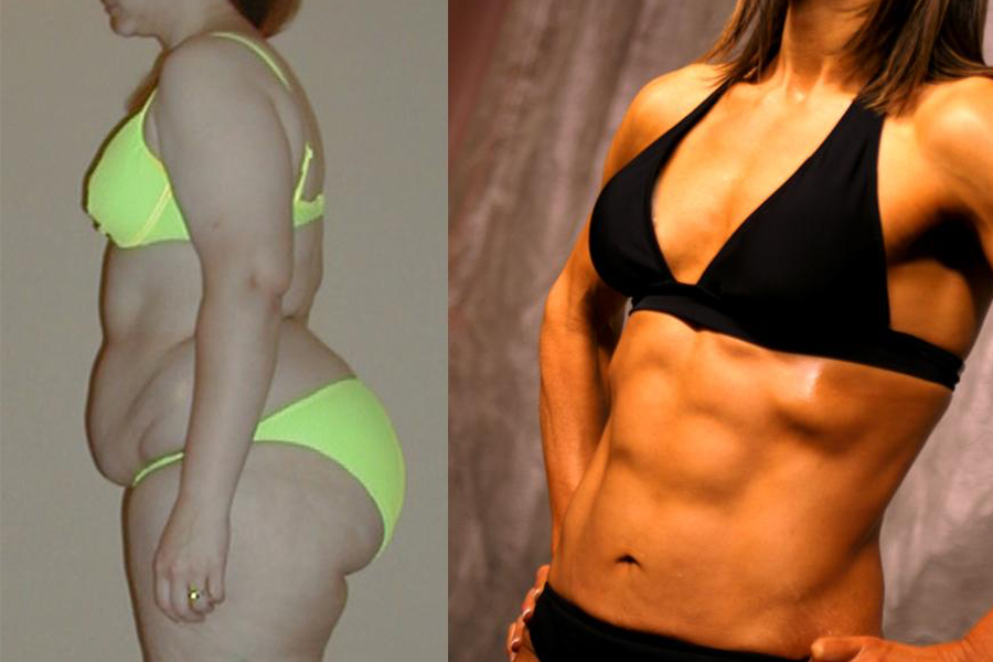 20 Female Weight Loss Before And Afters Ending In Ripped 6 Pack Abs! -  TrimmedandToned