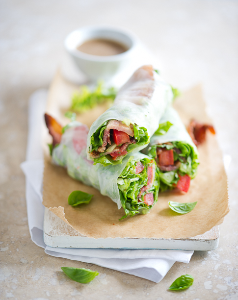 1. BLT Spring Rolls