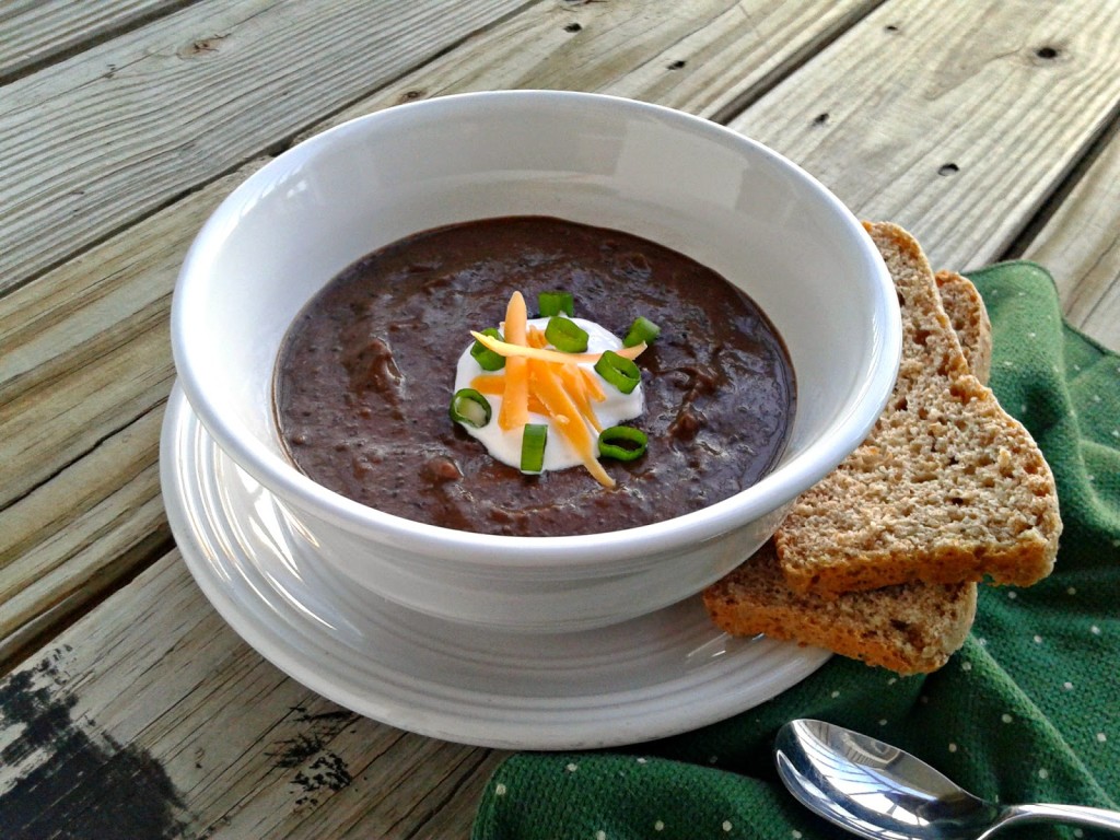 10. Thick & Creamy Black Bean Soup