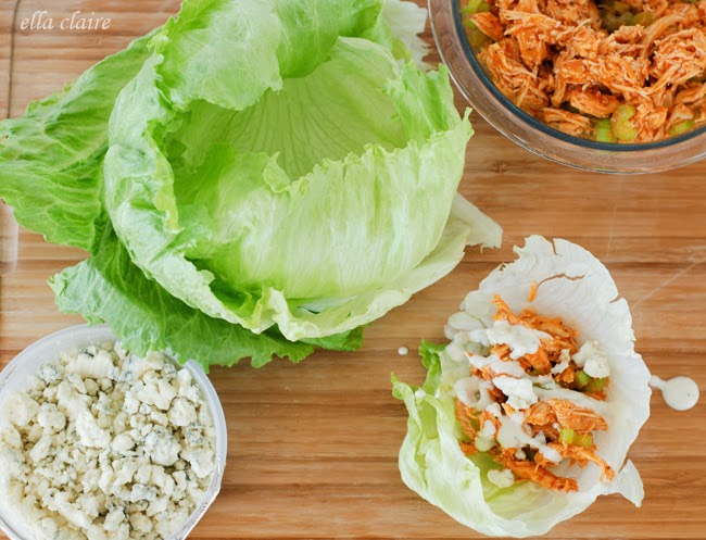 13. Buffalo Chicken Lettuce Wraps