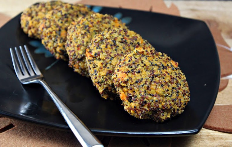 13. Quinoa Sweet Potato Cakes