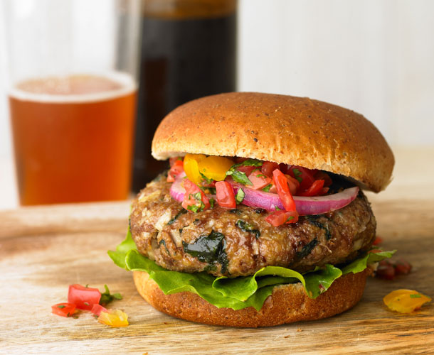 16. Meat & Grain Burgers