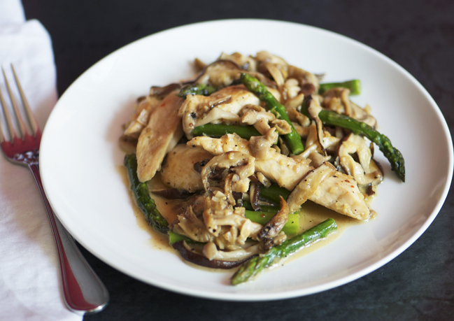 18. Chicken, Asparagus, And Wild Mushroom Stir-Fry