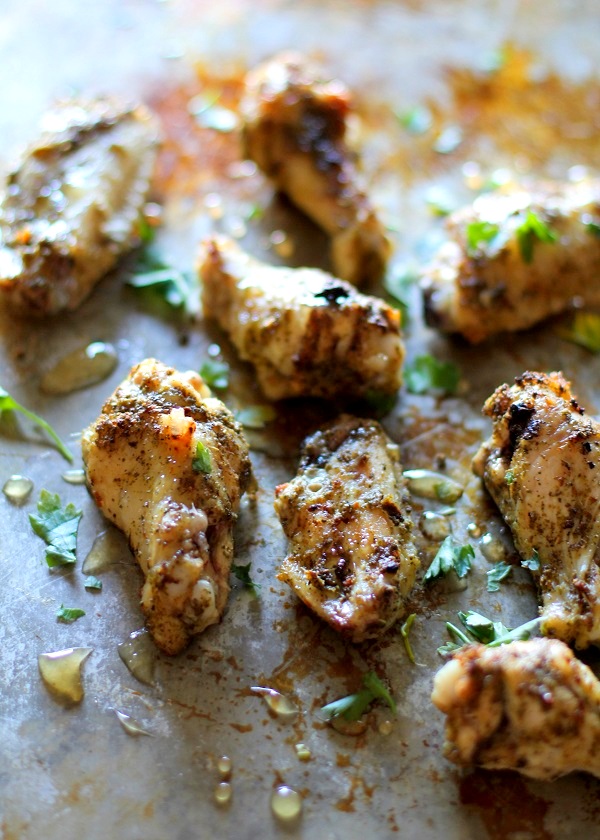 18. Easy 3-Ingredient Chicken Wings with Herbs and Honey