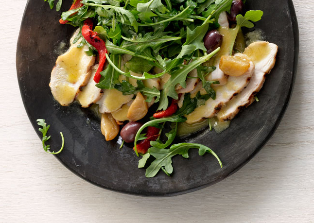 19. Grilled Chicken Salad With Garlic Confit