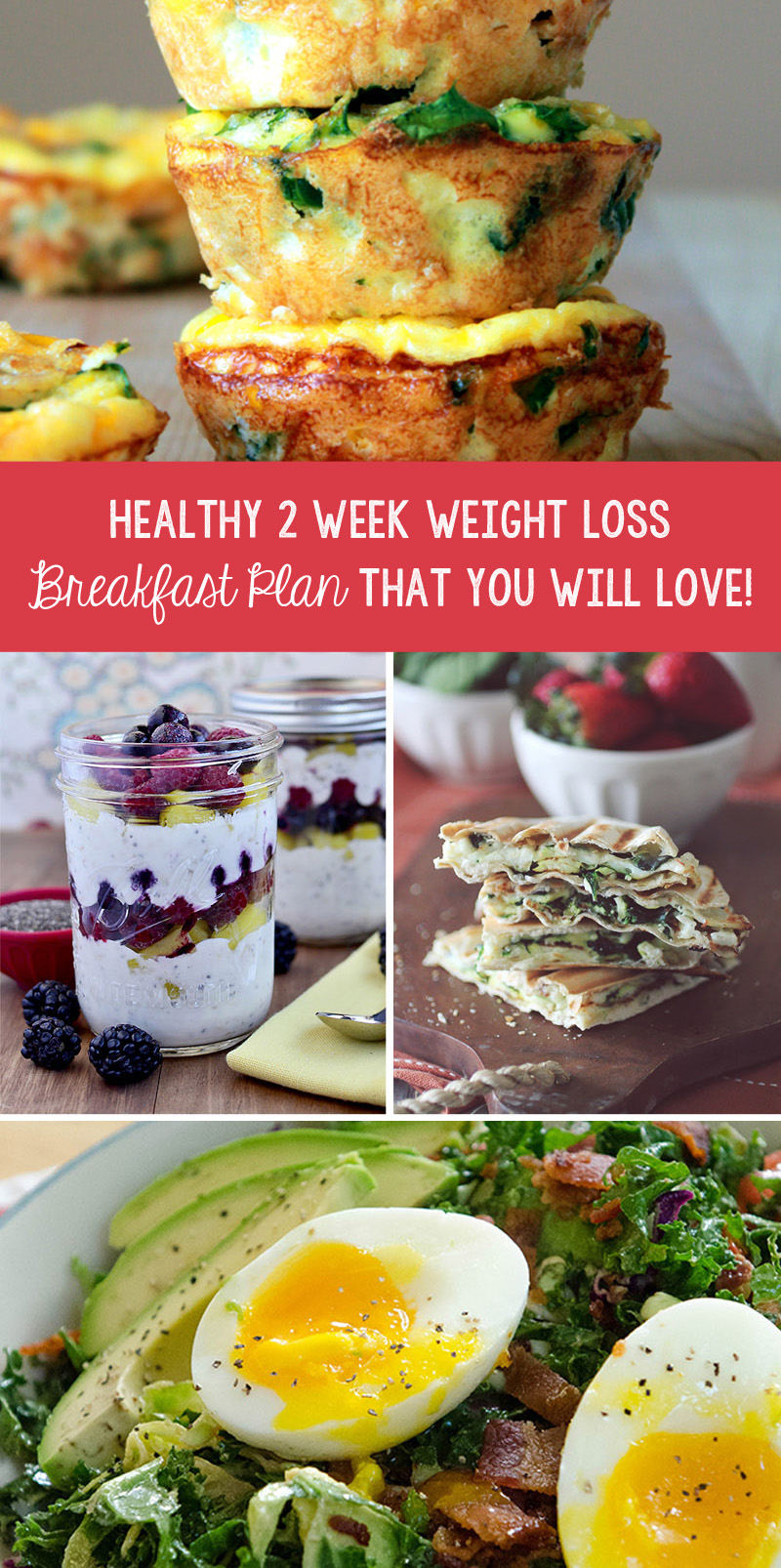 Healthy 2 Week Weight Loss Breakfast Plan That You Will Love!