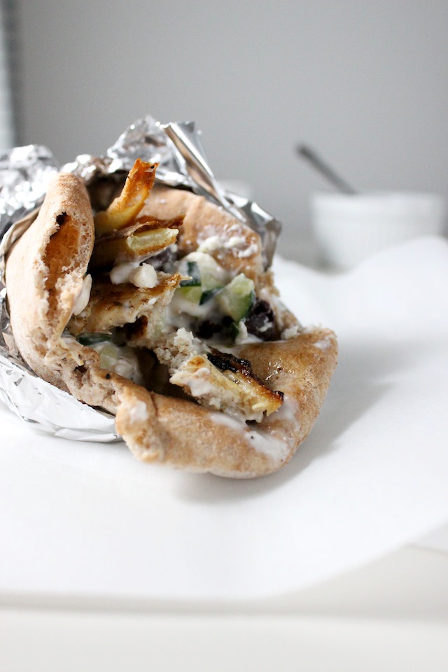 20. Chicken Gyros With Feta and Tzatziki