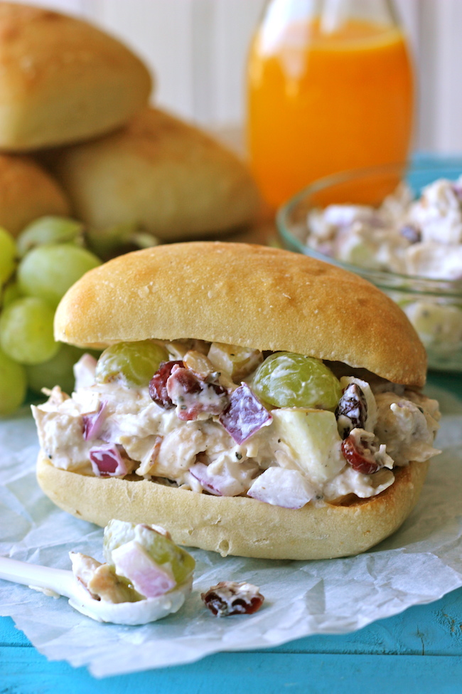 22.  Greek Yogurt Chicken Salad Sandwich