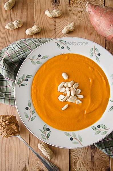 22. Sweet Potato Soup with Peanut Butter