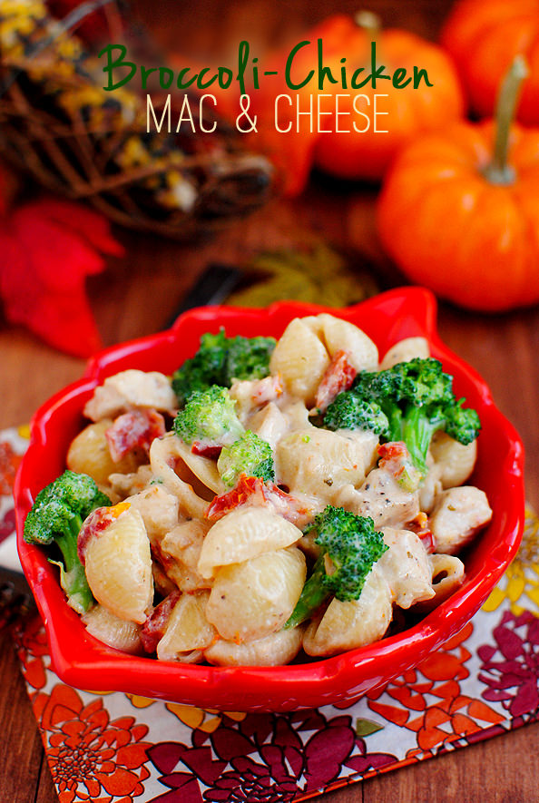 23. Broccoli-Chicken Mac & Cheese