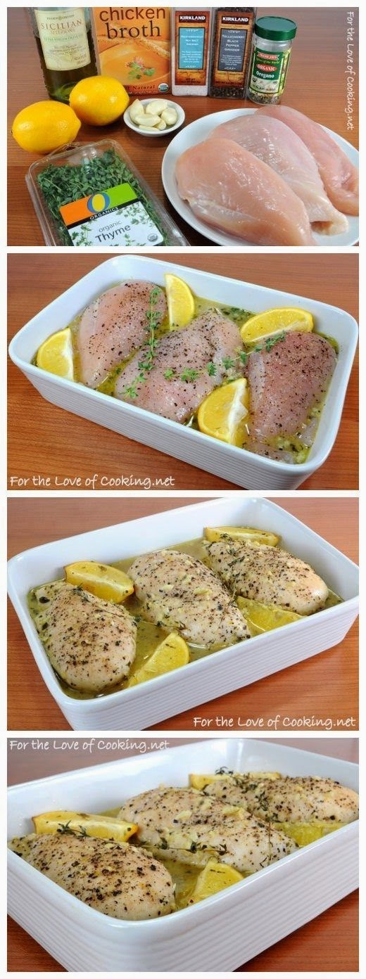 23. Lemon and Thyme Chicken Breasts