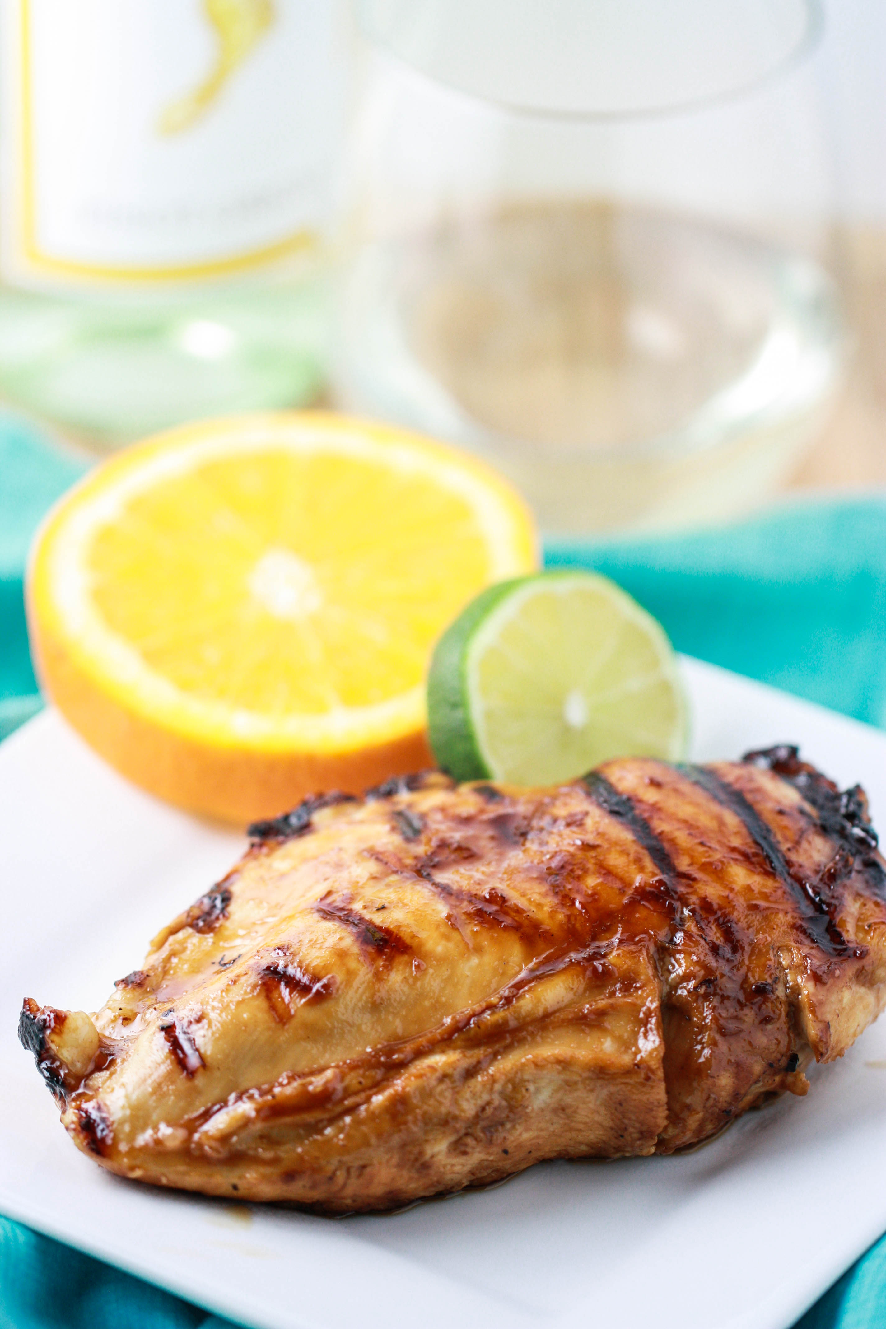 24. Pinot Grigio Chicken With Honey Citrus Glaze