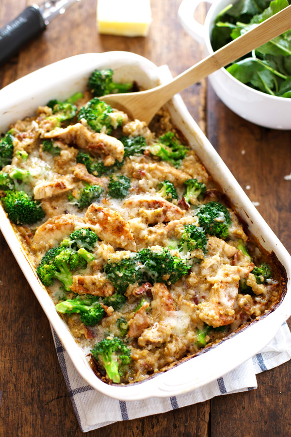 3. Creamy Chicken Quinoa and Broccoli Casserole