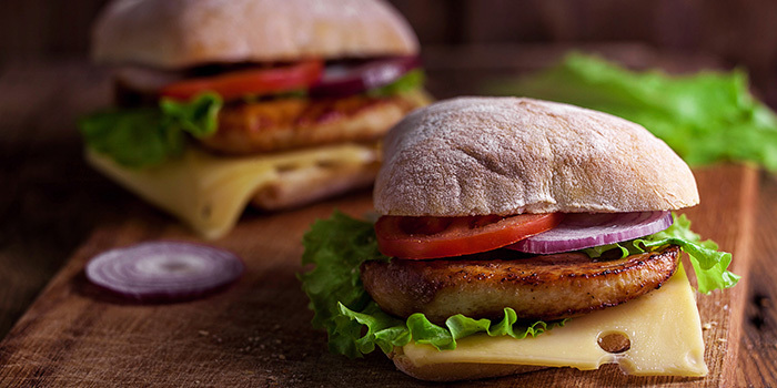 6. Chicken Ciabatta Sandwiches with Homemade Chicken Patties