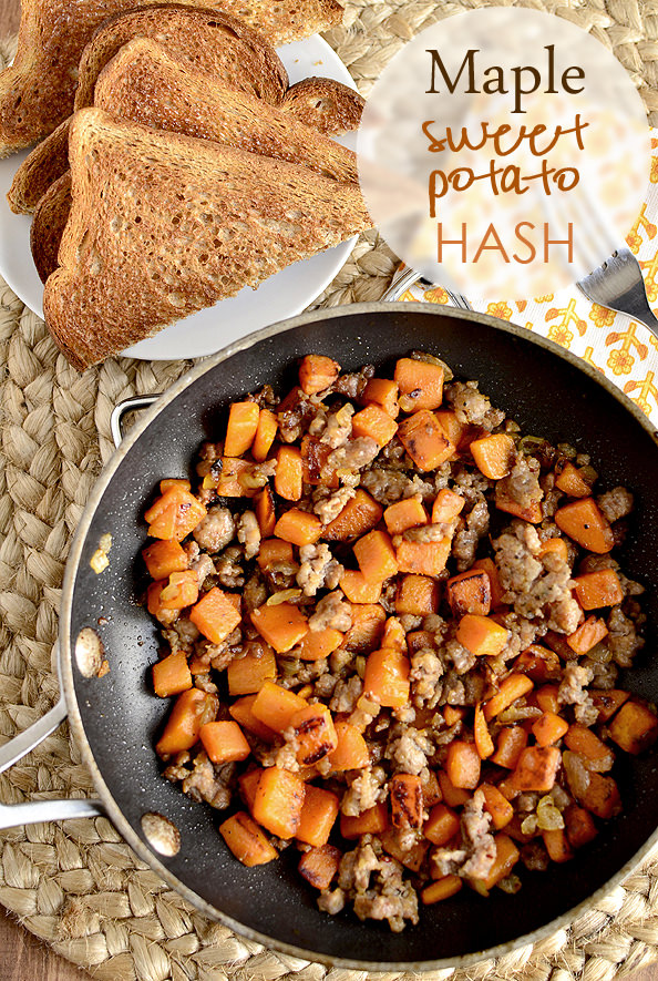 8. Maple Sweet Potato Hash