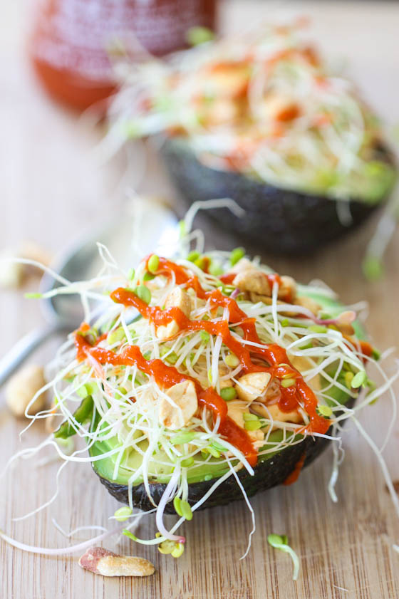 9. Thai Stuffed Avocados