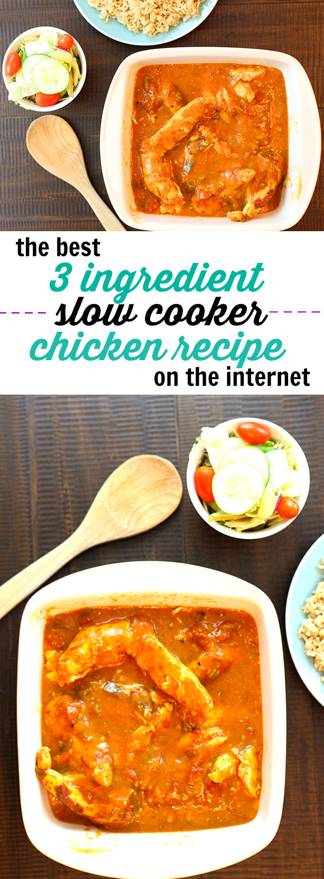 1. Slow Cooker Fiesta Chicken
