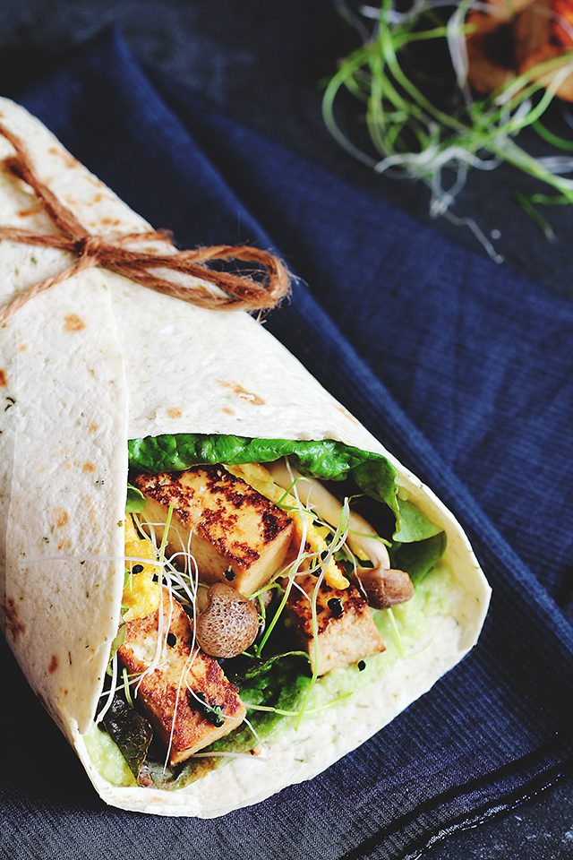 10. Asian Wrap with Tofu