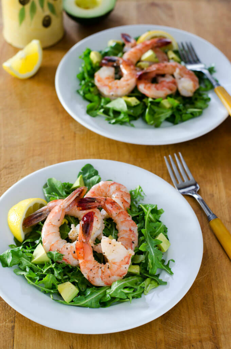 10. Shrimp Arugula Salad