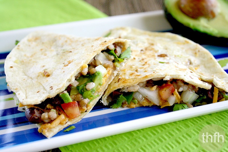 13. Black Bean and Cilantro Quesadillas