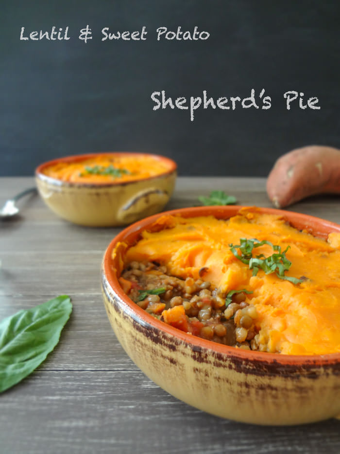 14. Lentil & Sweet Potatoe Shepherd's Pie