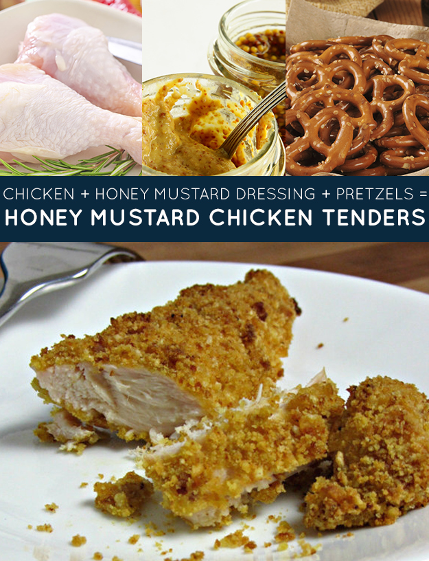 14. Pretzel Coated Honey Mustard Chicken Tenders