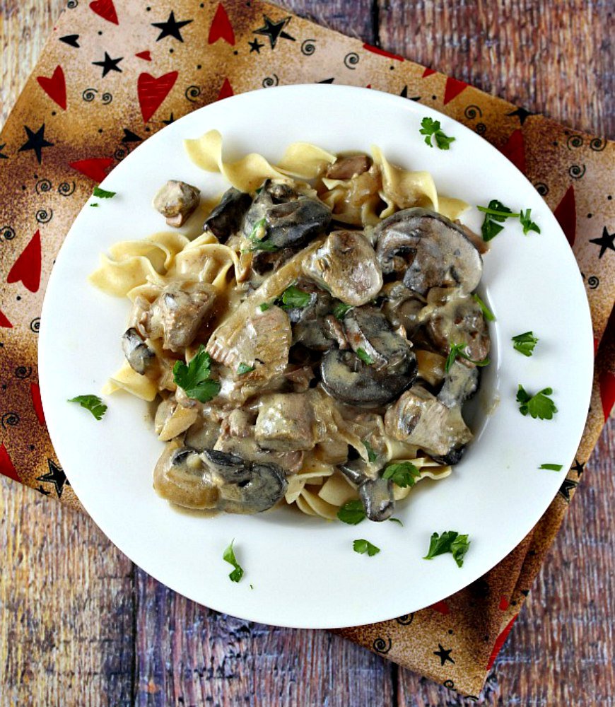 14. Slow Cooker Lamb Stroganoff (9 Points)