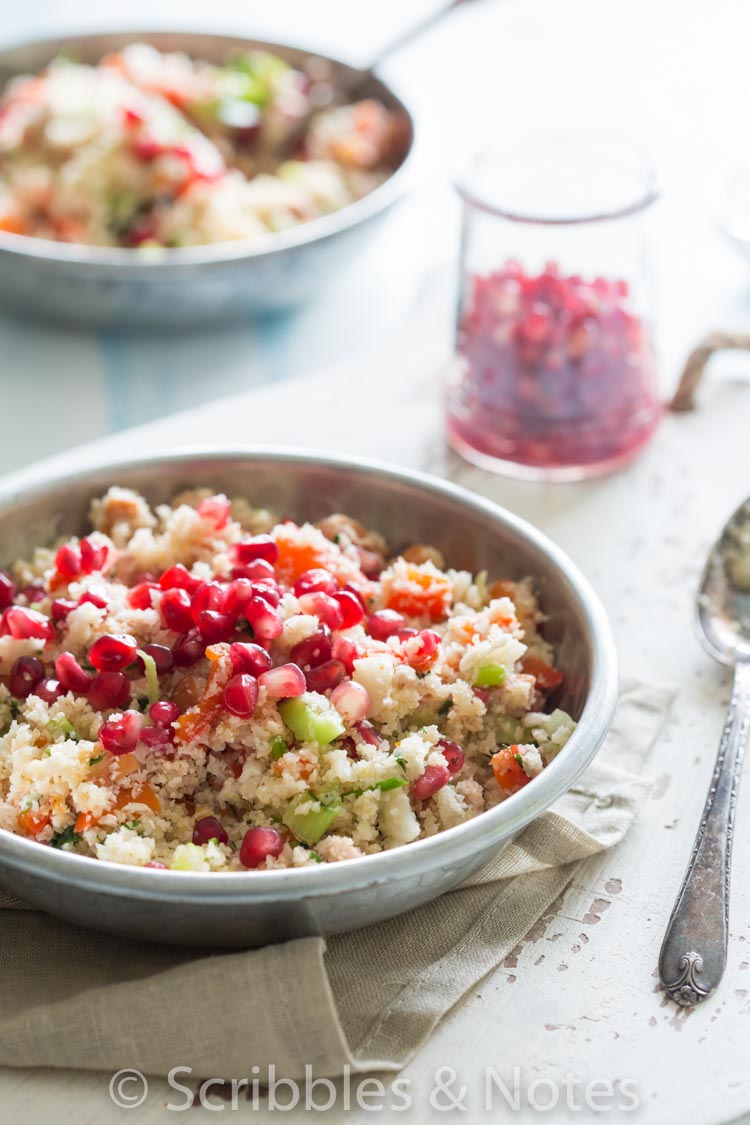 15. Smoked chicken fillet and cauliflower couscous