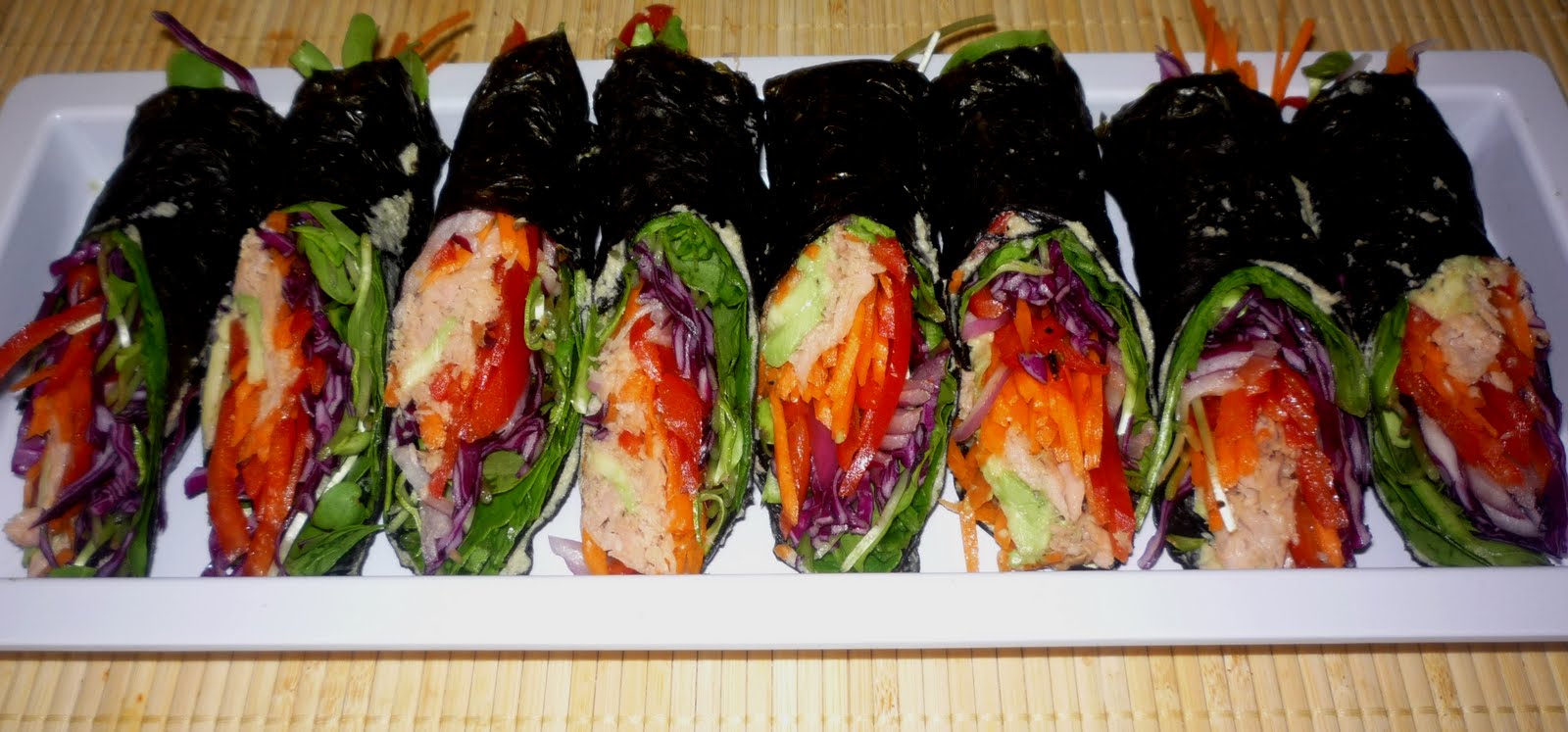 15. Tuna and Salmon Nori Wraps