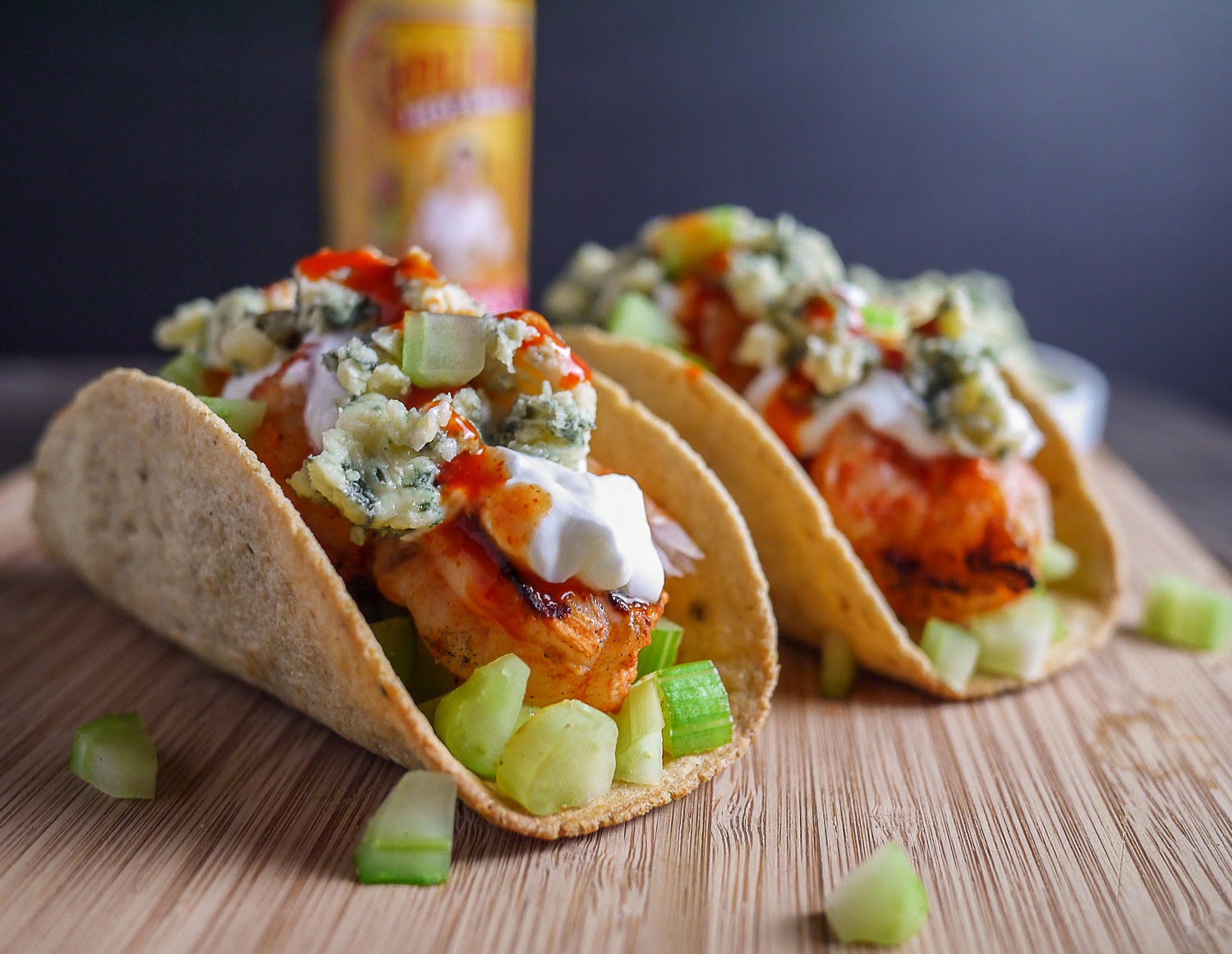 17. Buffalo Shrimp Tacos