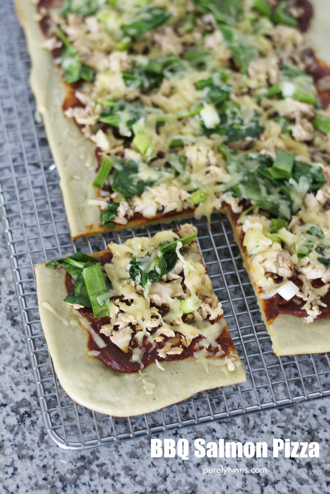 17. Grain-Free BBQ Salmon Pizza