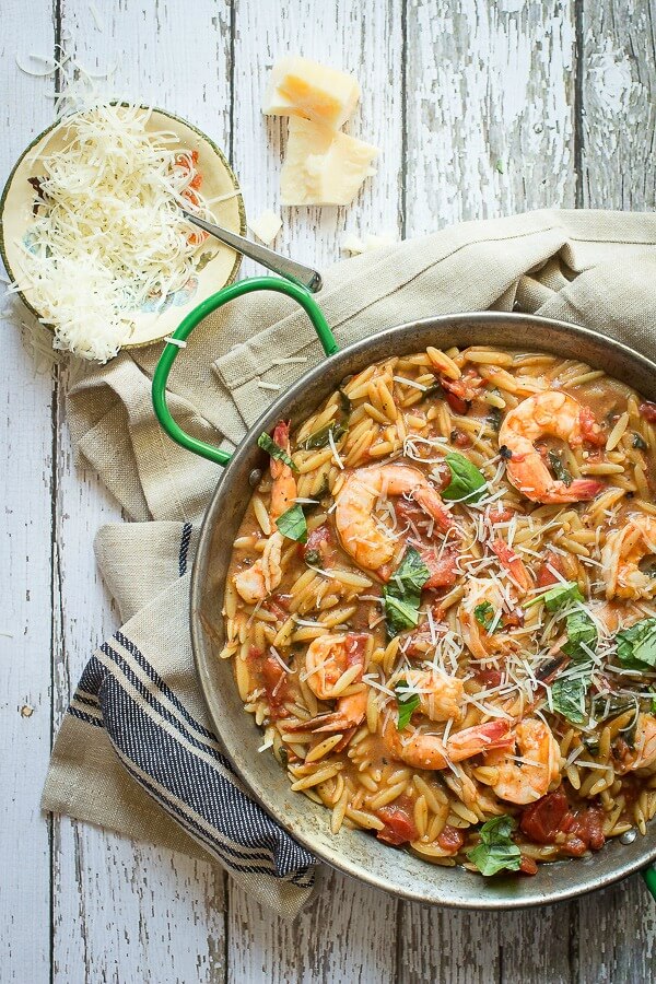 21. Easy One-Pot Shrimp Orzo