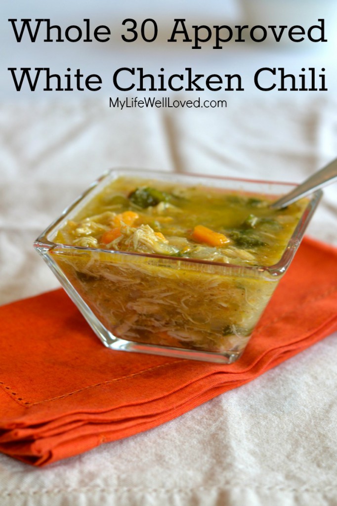 25. White chicken chili