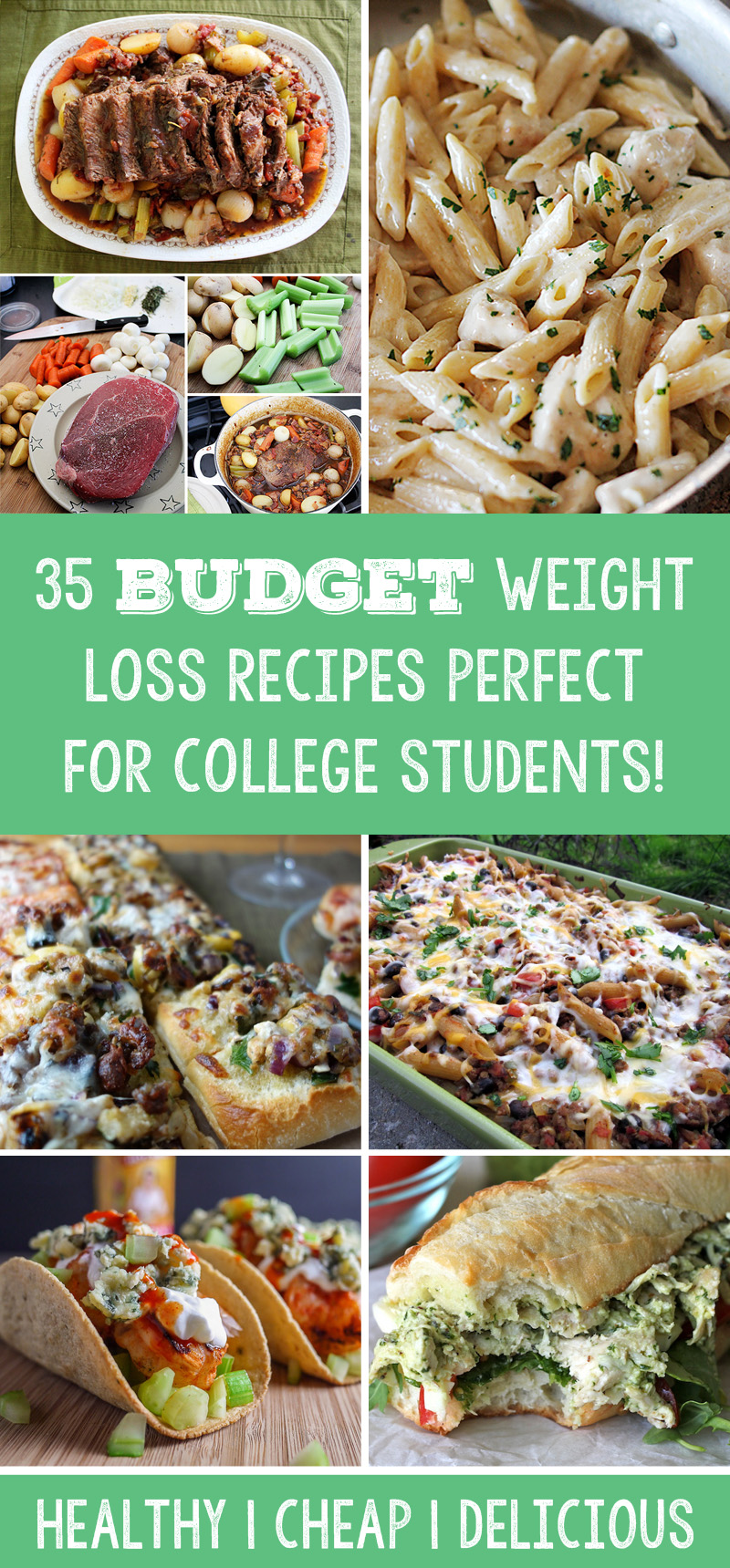 35 Budget Weight Loss Recipes Perfect For College Students!