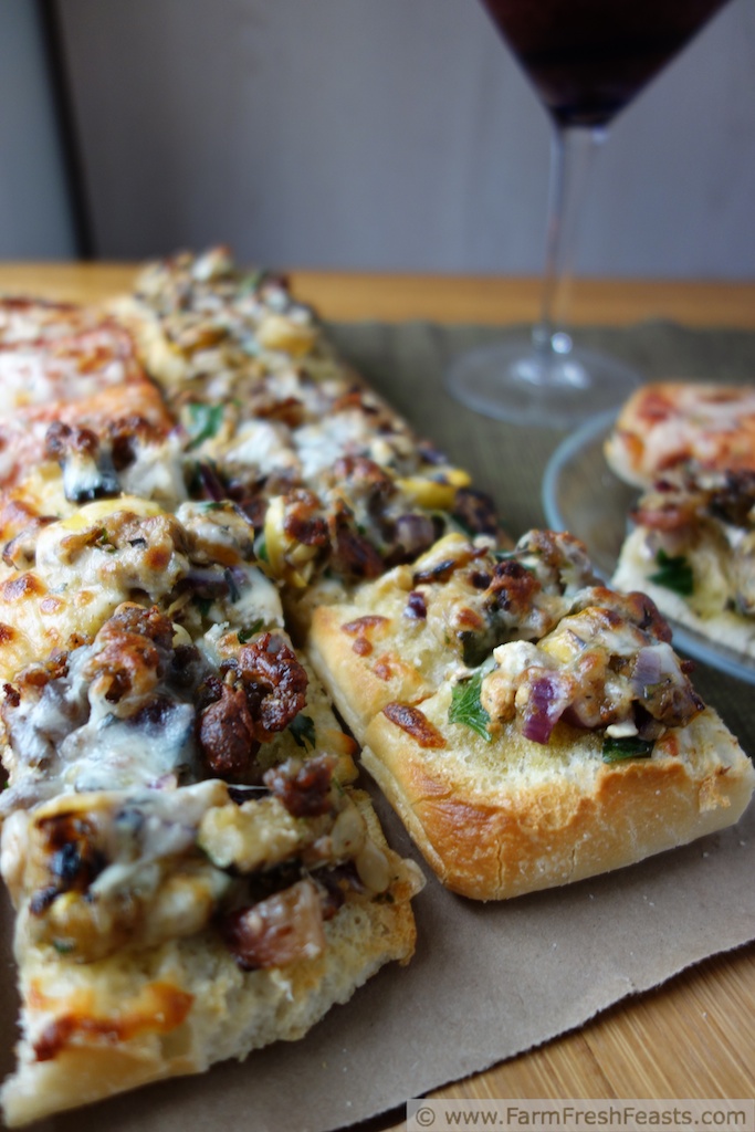 5. Grilled Veggie Ciabatta Pizza